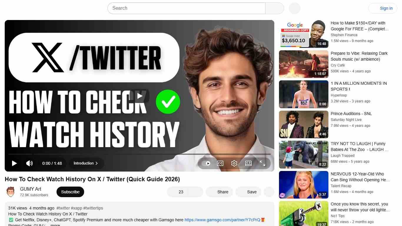 How To Check Watch History On X / Twitter (Quick Guide 2026) - YouTube