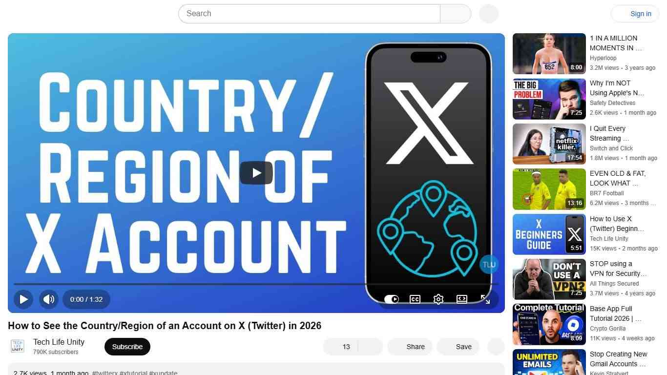 How to See the Country/Region of an Account on X (Twitter) in 2026 - YouTube